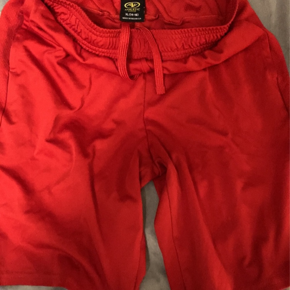 Red Athletic Shorts